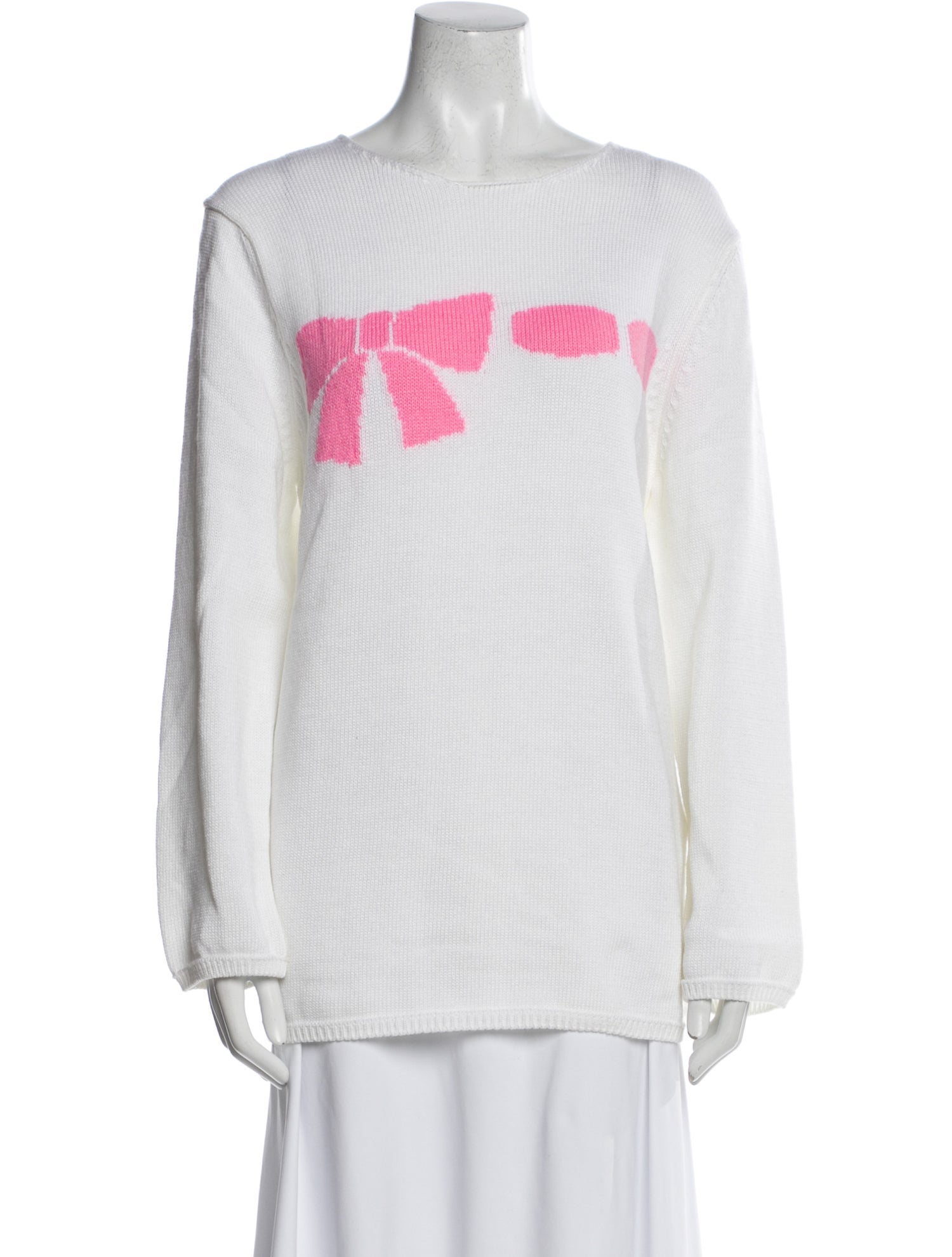 Comme des Garçons Girl Graphic Print Bateau Neckline Sweater