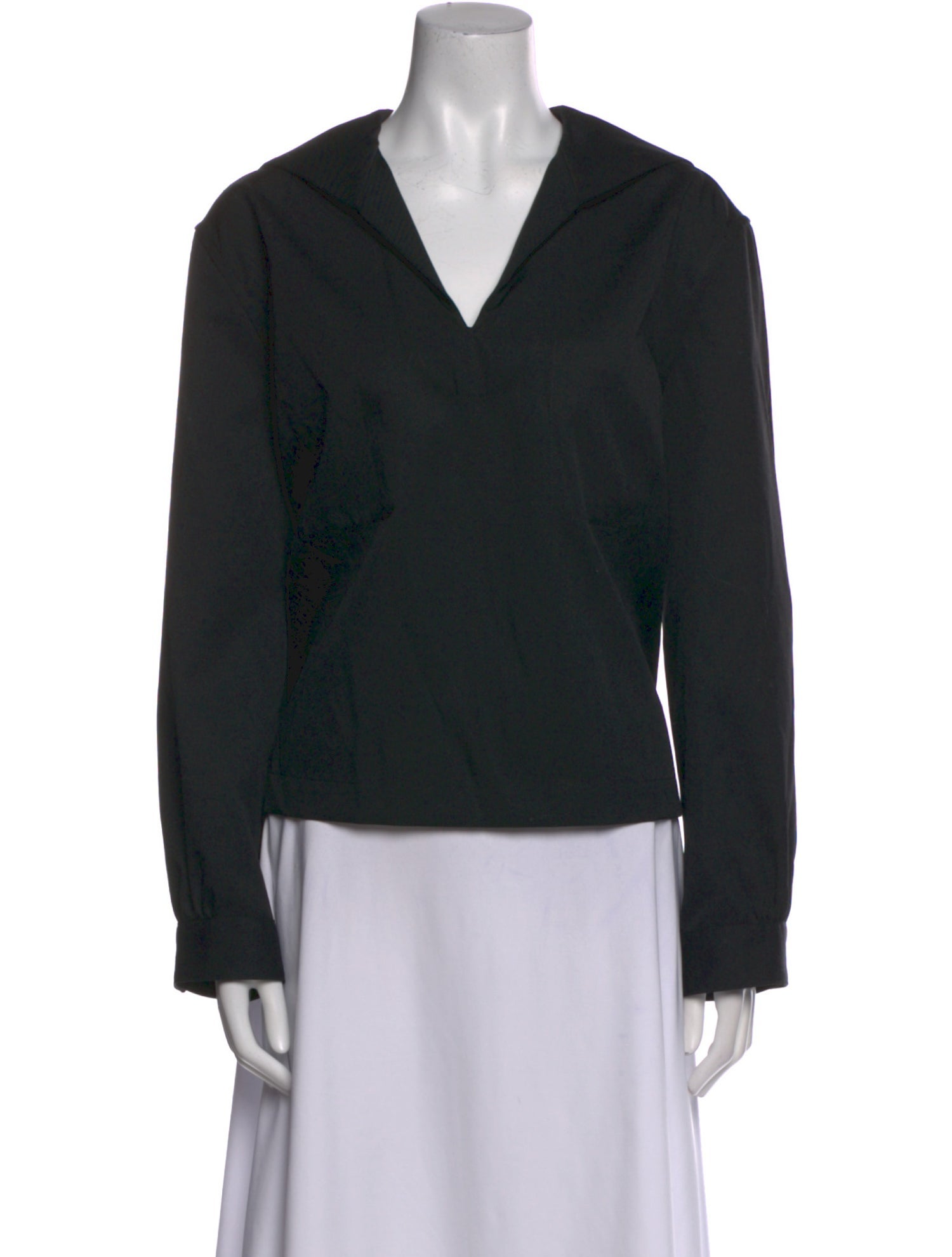 Comme des Garçons Girl V-Neck Long Sleeve Blouse w/ Tags