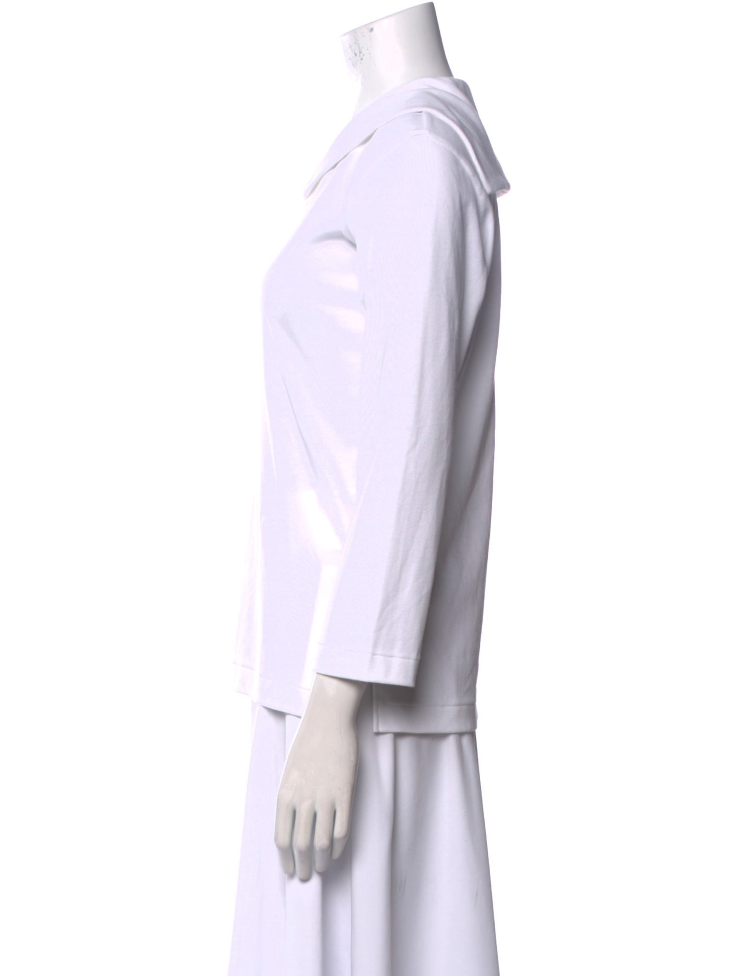 Comme des Garçons Girl Cowl Neck Three-Quarter Sleeve Top w/ Tags