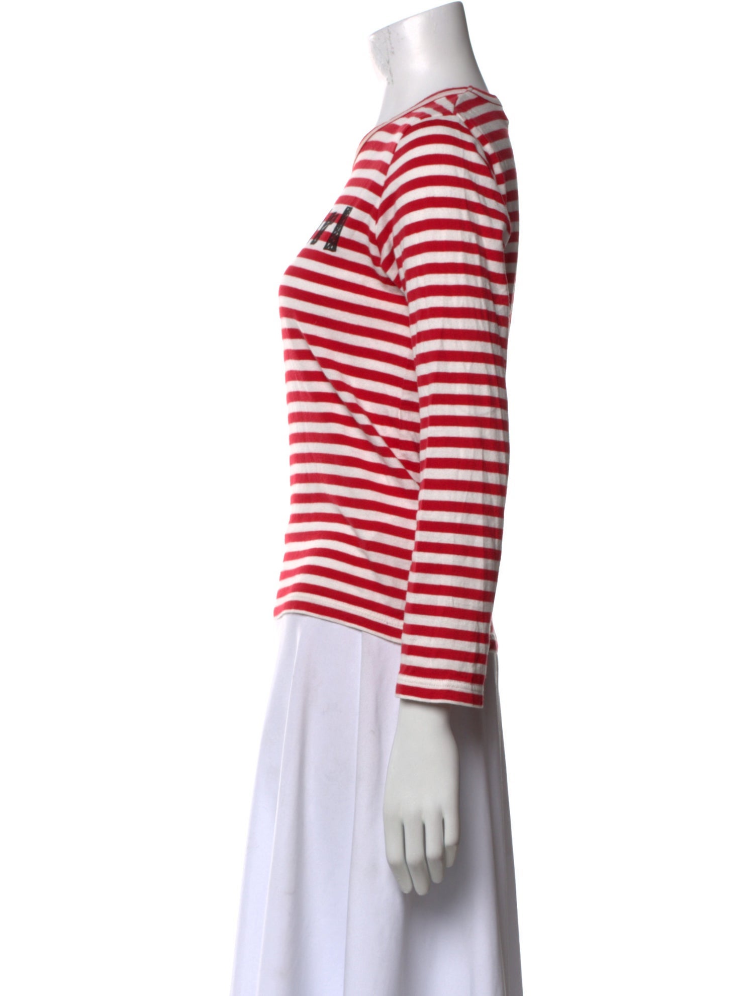 Comme des Garçons Girl Striped Crew Neck T-Shirt