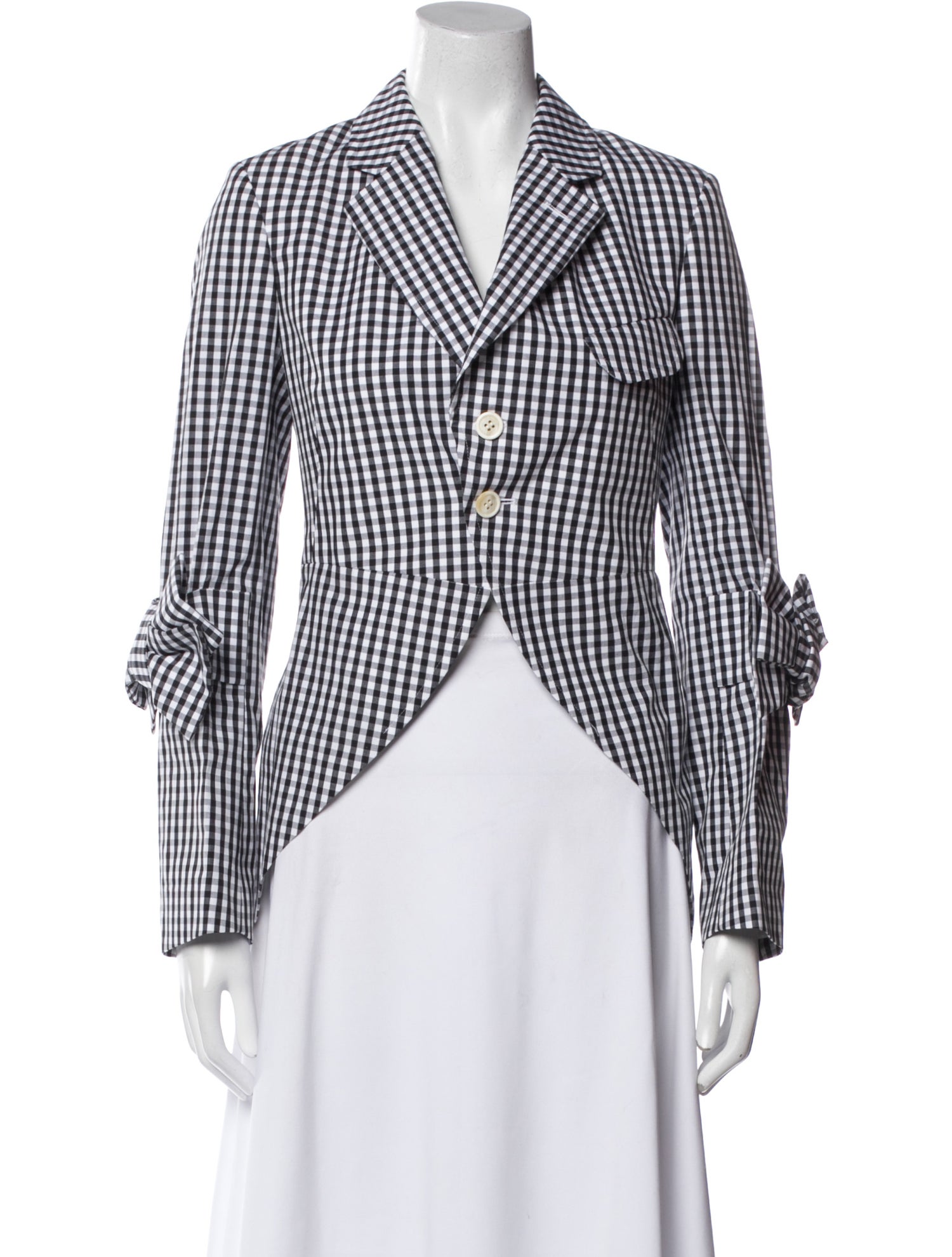 Comme des Garçons Girl Plaid Print Blazer w/ Tags