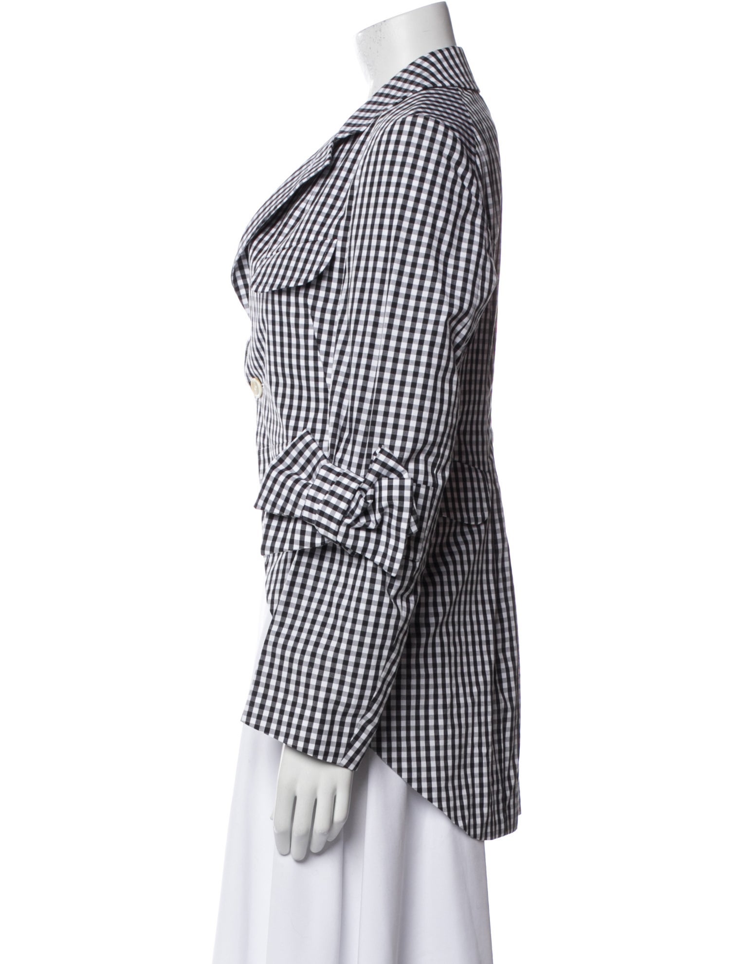 Comme des Garçons Girl Plaid Print Blazer w/ Tags