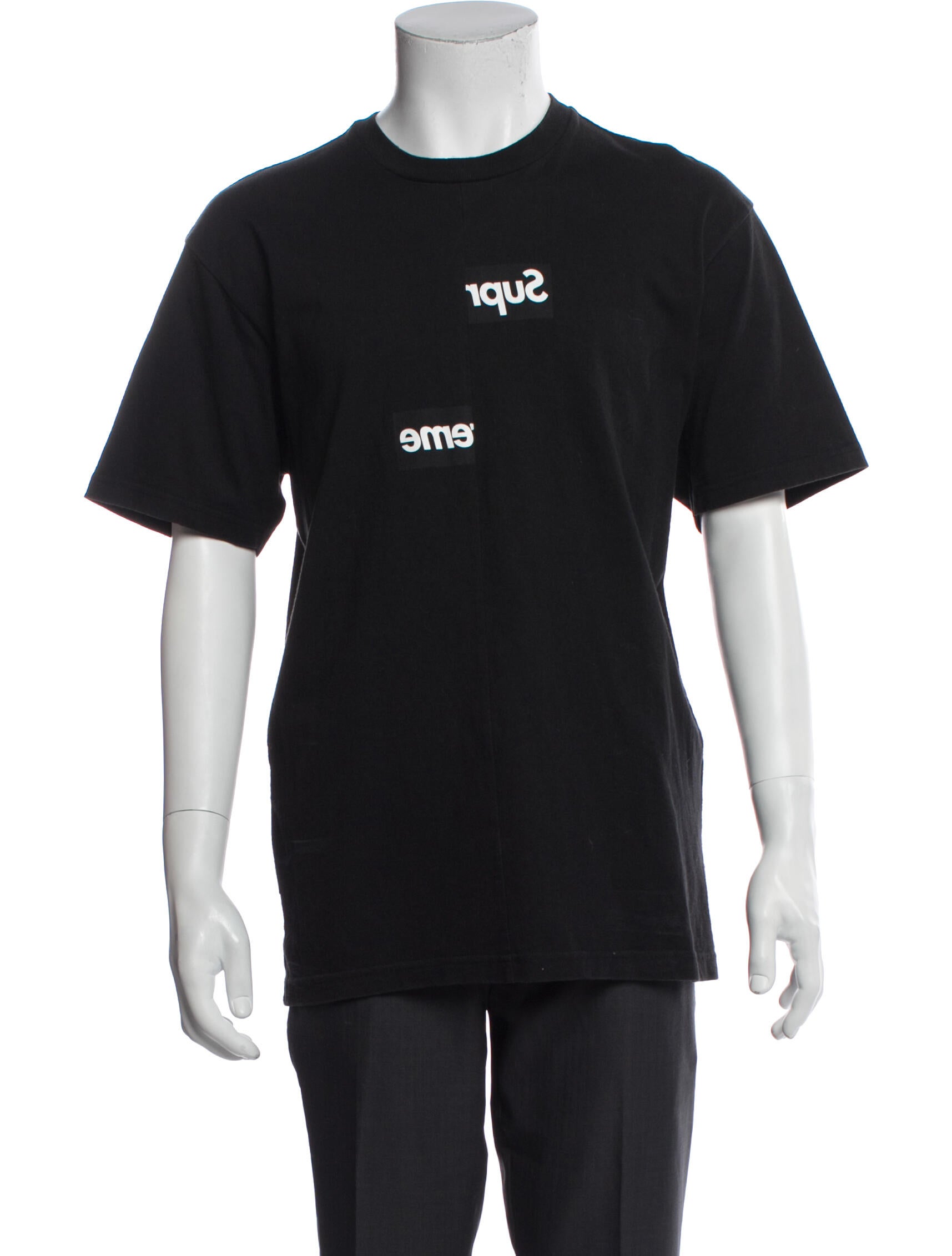 Comme des Garçons SHIRT x Supreme 2018 Split Boc Logo T-Shirt