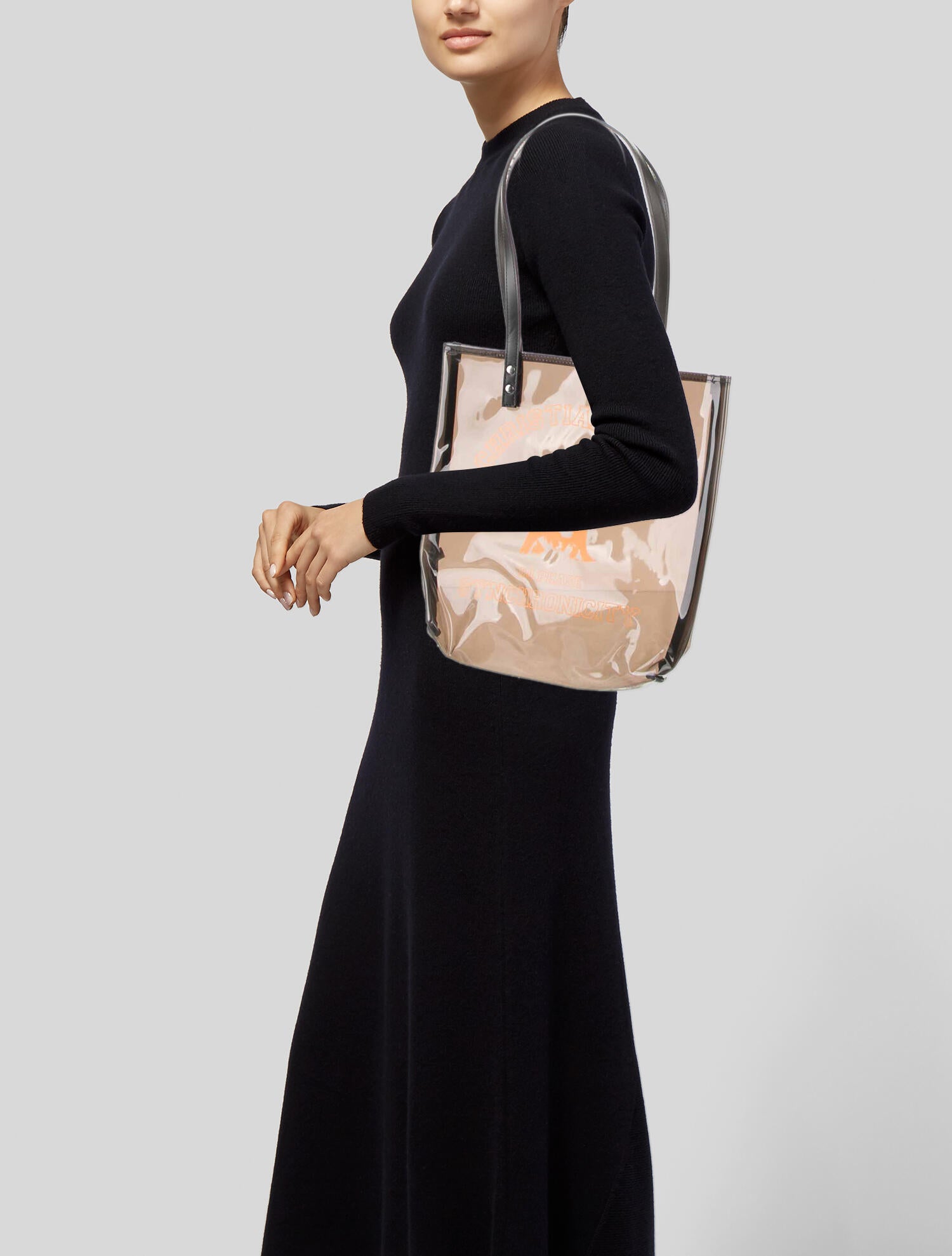 Christian Dada Leather Tote Bag