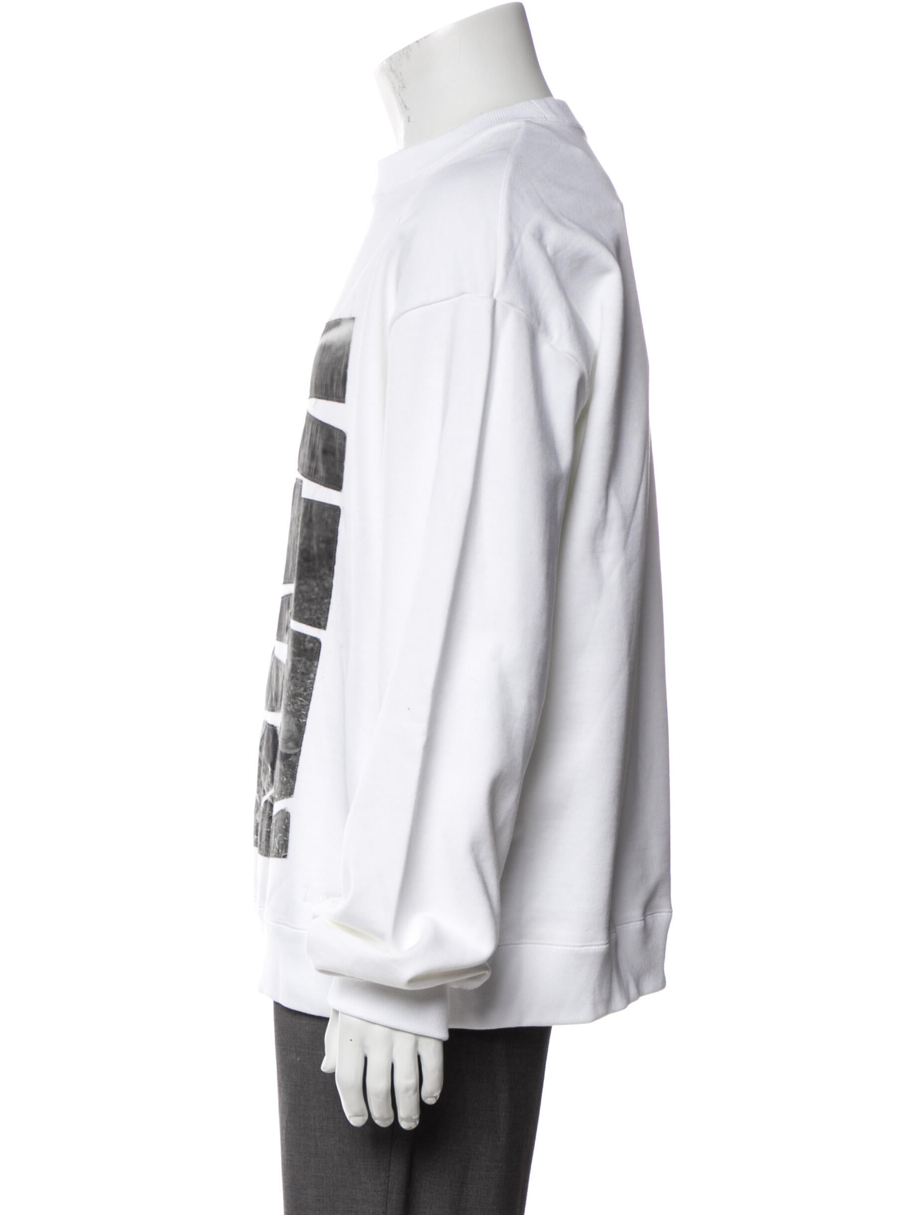 Christian Dada Graphic Print Crew Neck Sweatshirt