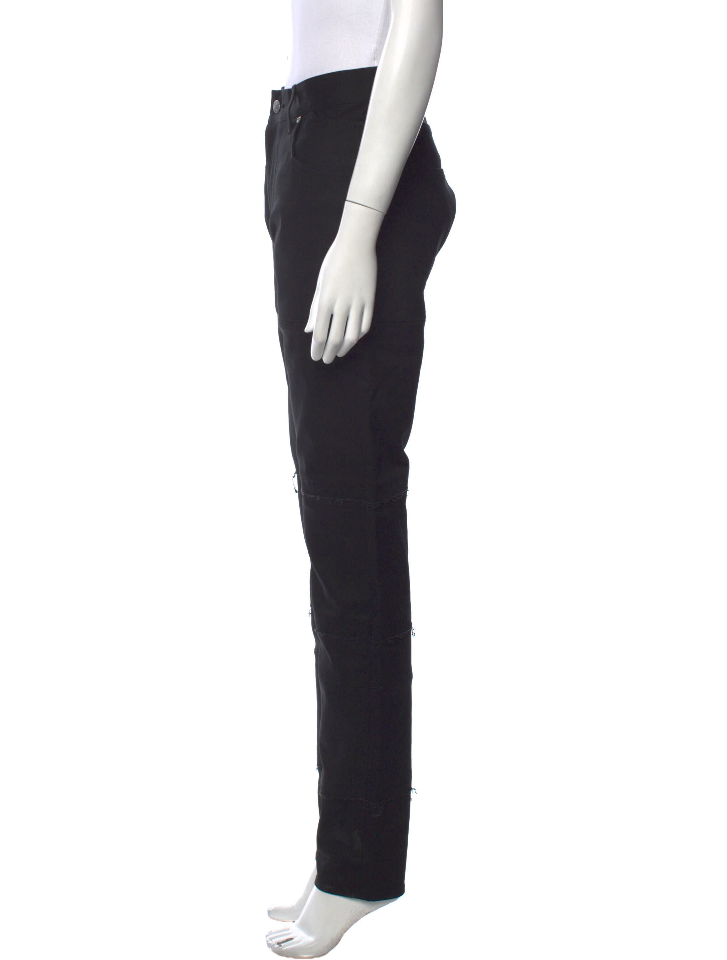 Christian Dada High-Rise Straight Leg Jeans