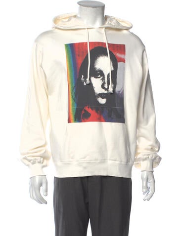 Christian Dada Sweatshirts & Hoodies Graphic Print Crew Neck Hoodie S
