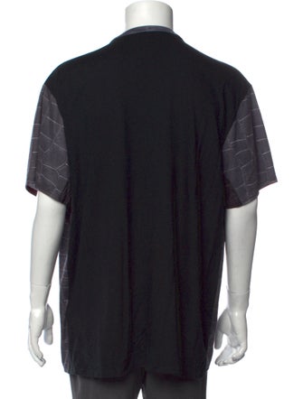 Christian Dada Printed V-Neck T-Shirt