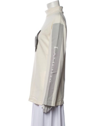 Christian Dada Graphic Print Turtleneck Sweatshirt