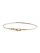 Christian Dada Two-Tone Twisted Needle Bangle Bracelet