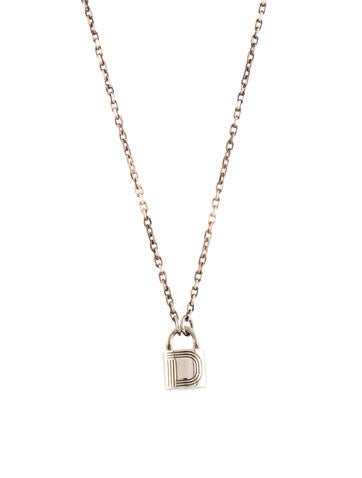 Christian Dada Pendant Necklace Padlock