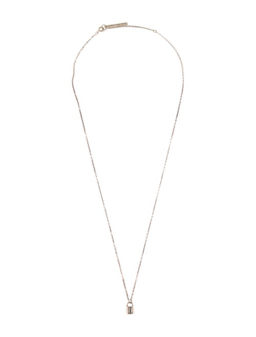 Christian Dada Padlock Pendant Necklace