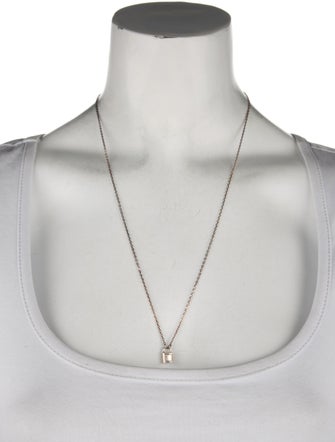 Christian Dada Padlock Pendant Necklace