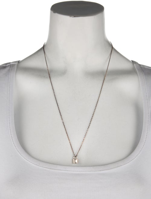 Christian Dada Padlock Pendant Necklace