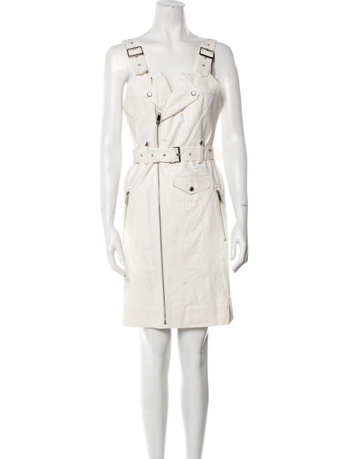 Christian Dada Square Neckline Mini Dress