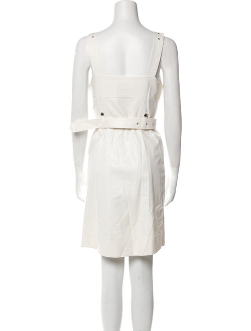 Christian Dada Square Neckline Mini Dress