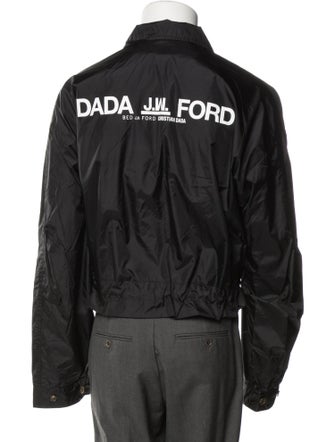 Christian Dada Graphic Print Windbreaker