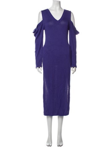 Christian Dada Dresses V-Neck Long Dress Us0, It36 | XS