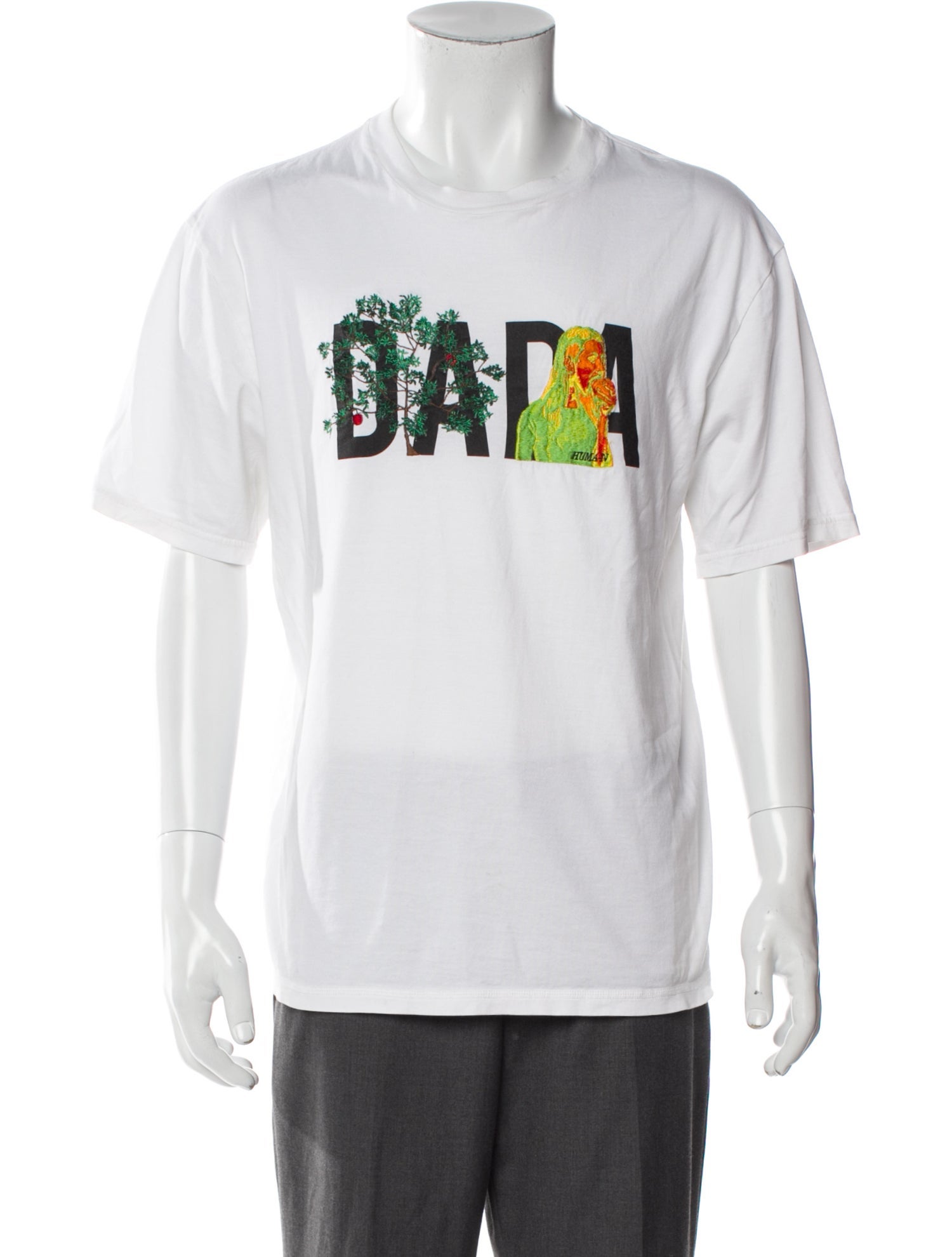 Christian Dada Graphic Print Crew Neck T-Shirt