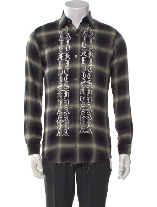 Christian Dada 2016 Plaid Print Shirt