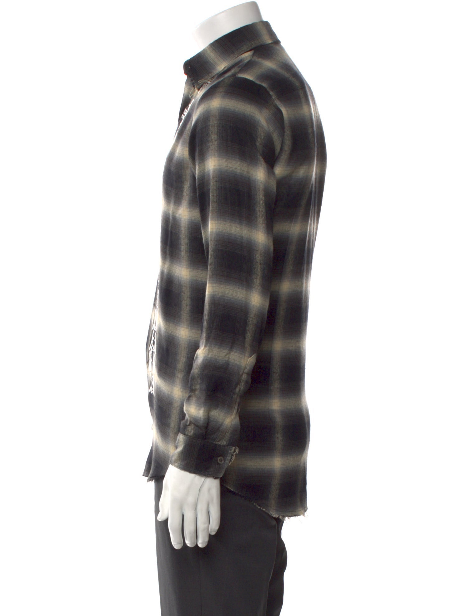 Christian Dada 2016 Plaid Print Shirt
