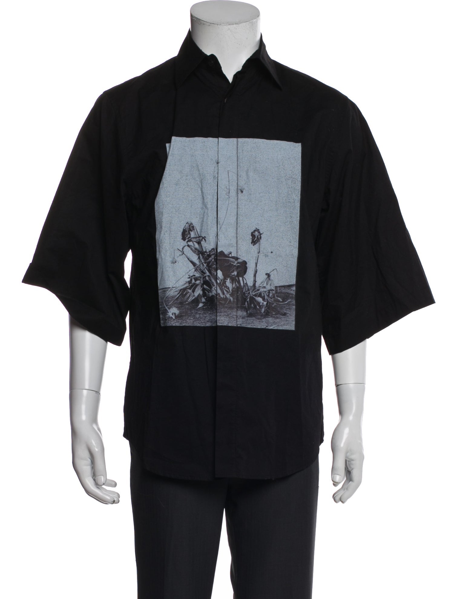 Christian Dada Graphic Print Short Sleeve Shirt