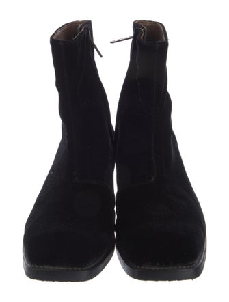 Christian Dada Velvet Boots