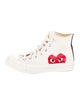 Comme des Garçons Play x Converse Canvas Printed Sneakers