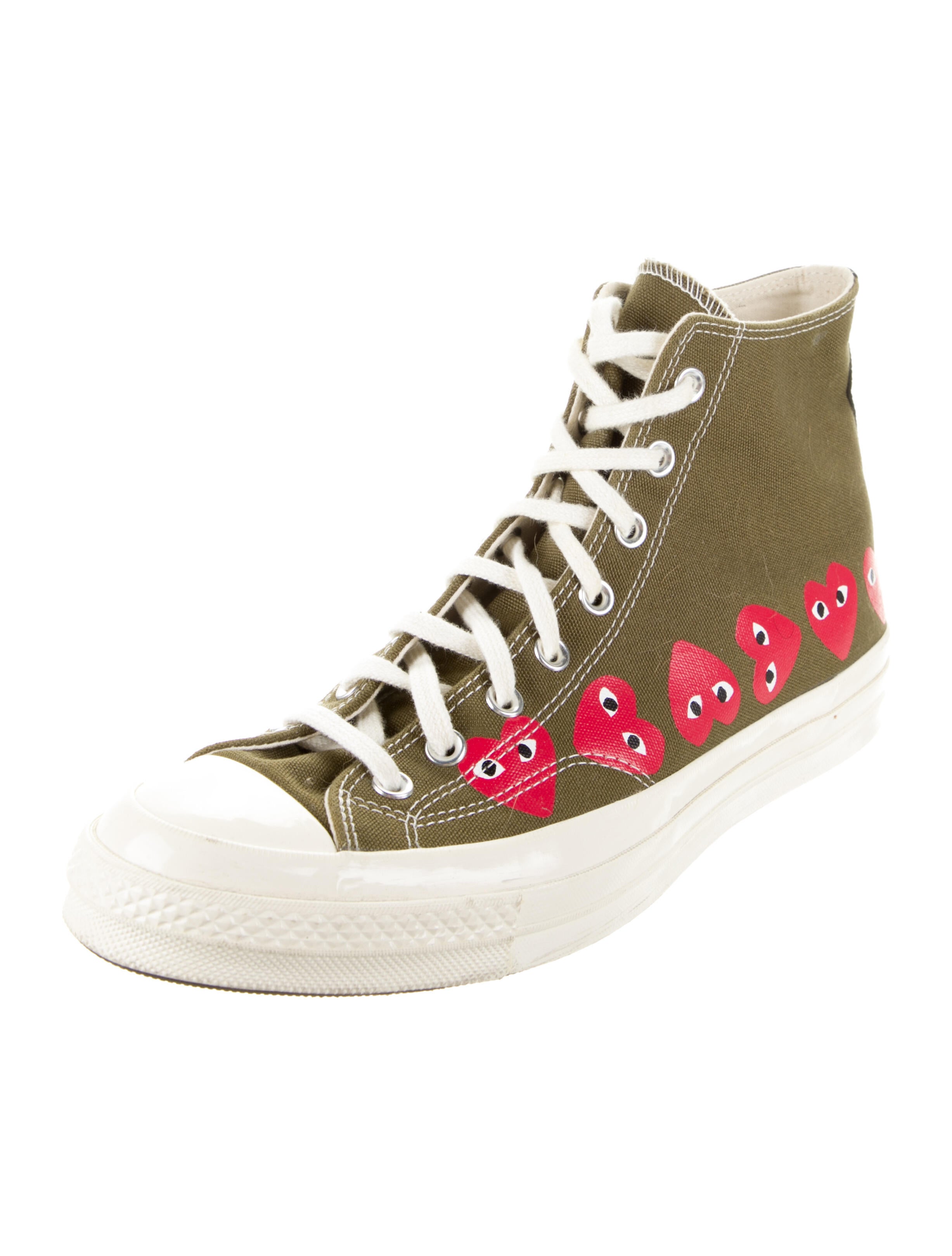 Comme des Garçons Play x Converse Chuck 70 Hi Multi Heart Sneakers