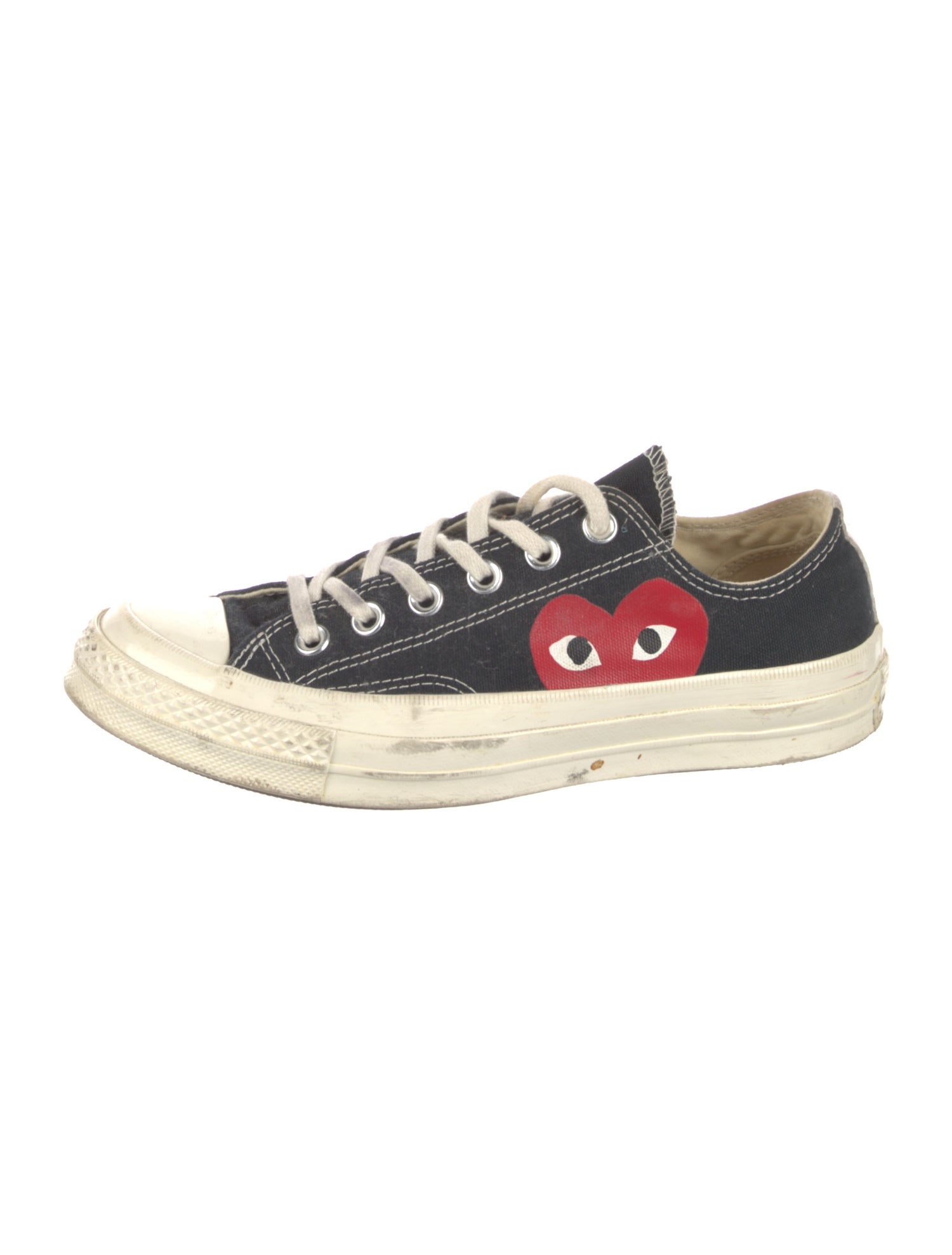 Comme des Garçons Play x Converse Canvas Printed Sneakers