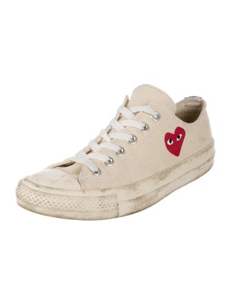 Comme des Garçons Play x Converse Canvas Graphic Print Sneakers