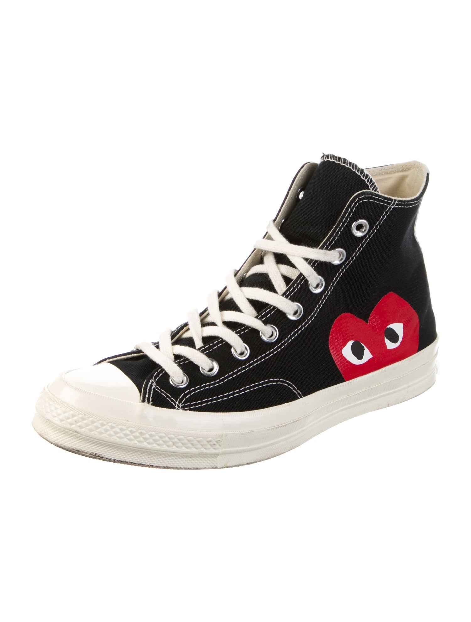 Comme des Garçons Play x Converse Canvas Printed Sneakers