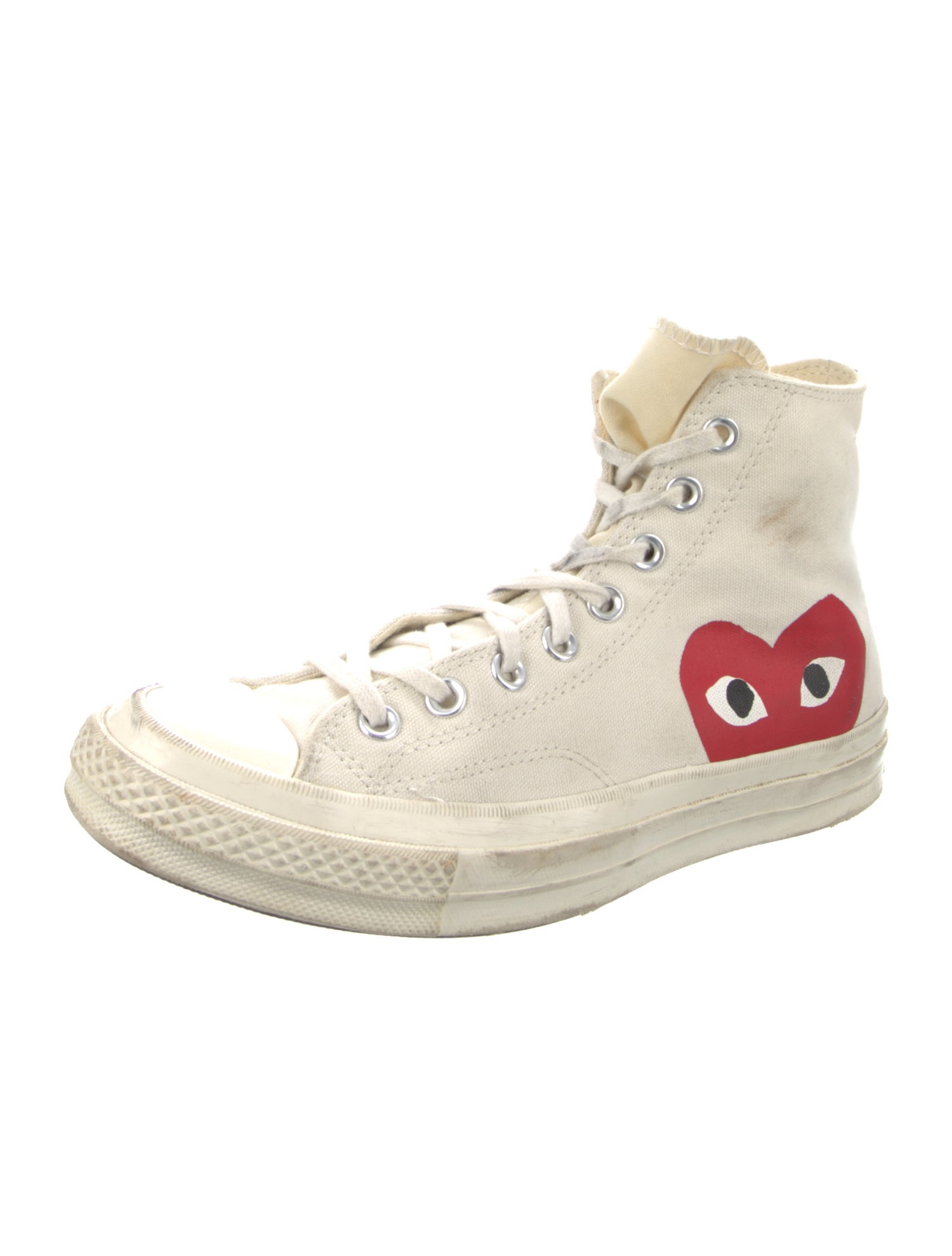 Comme des Garçons Play x Converse Canvas Graphic Print Sneakers