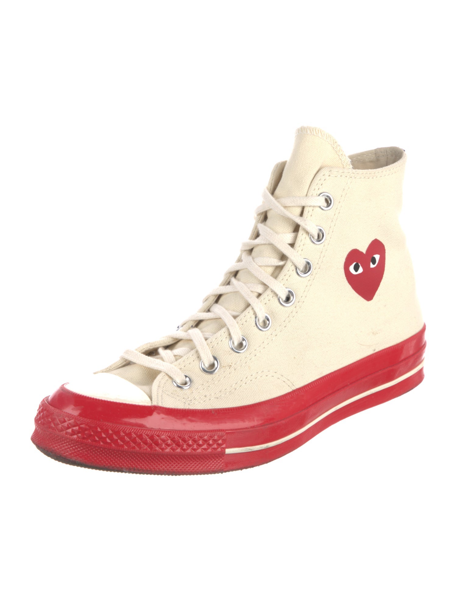 Comme des Garçons Play x Converse Canvas Printed Sneakers