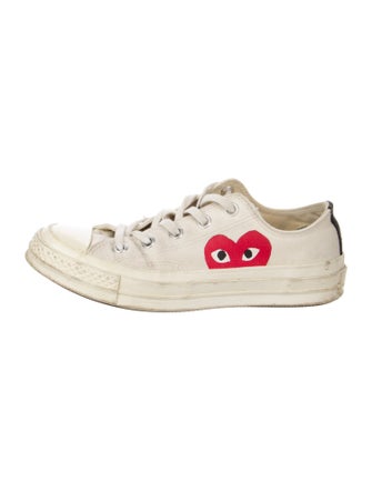 Comme des Garçons Play x Converse Canvas Printed Sneakers