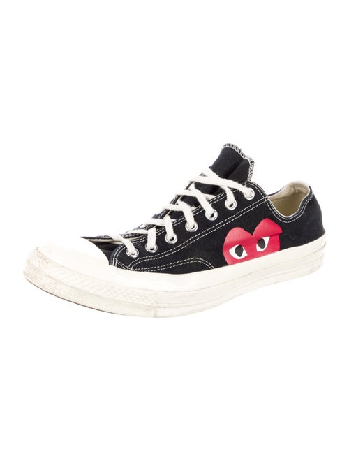 Comme des Garçons Play x Converse Canvas Printed Sneakers