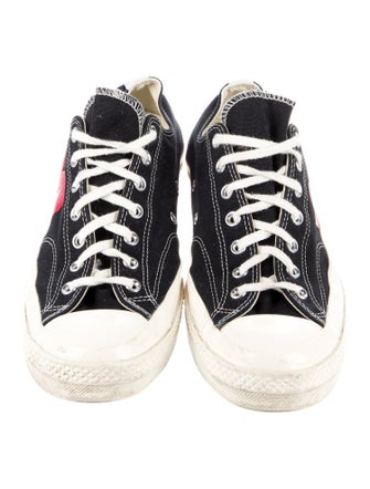 Comme des Garçons Play x Converse Canvas Printed Sneakers