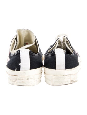 Comme des Garçons Play x Converse Canvas Printed Sneakers