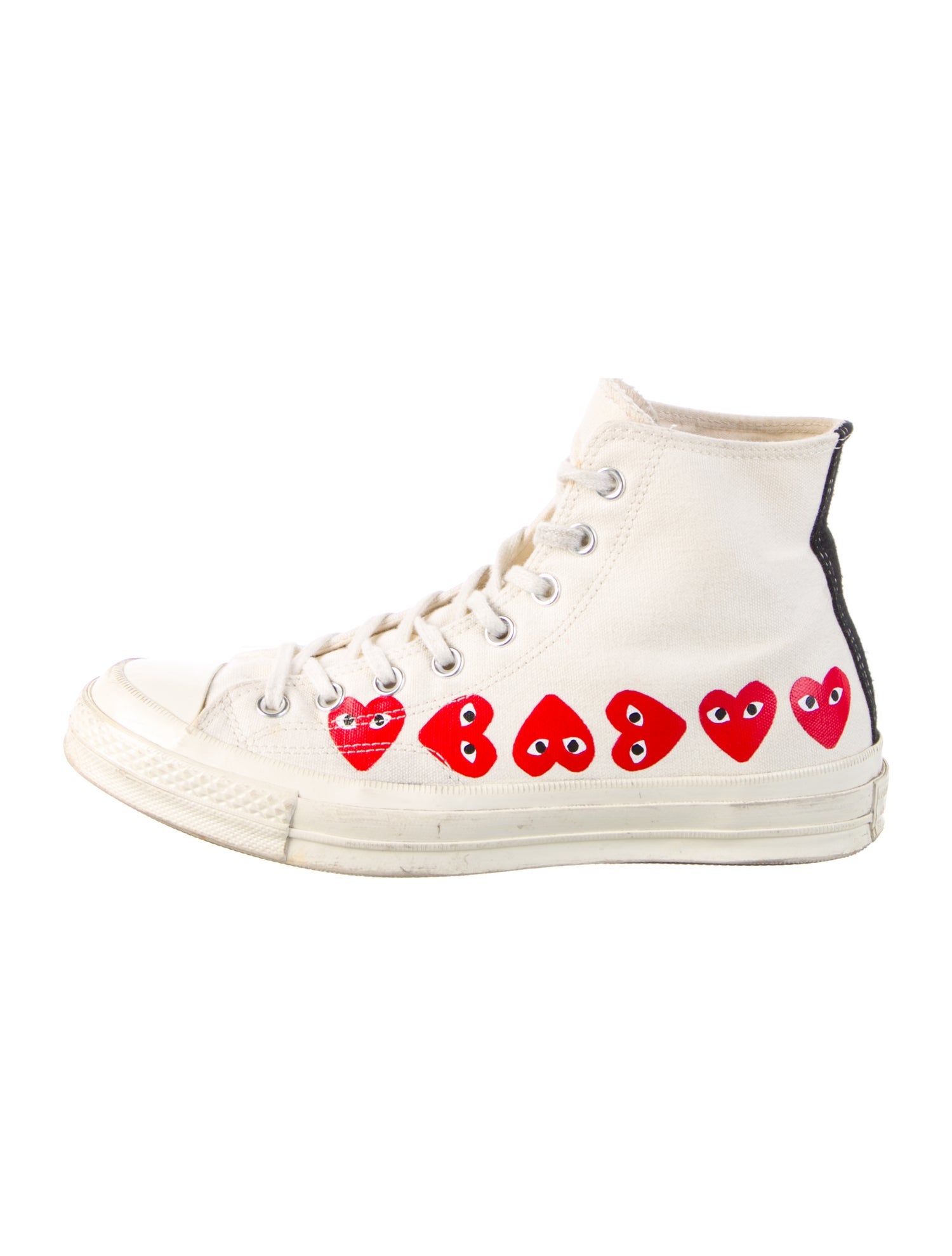 Comme des Garçons Play x Converse Canvas Printed Sneakers