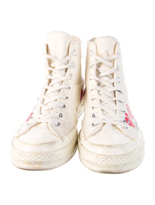 Comme des Garçons Play x Converse Canvas Printed Sneakers