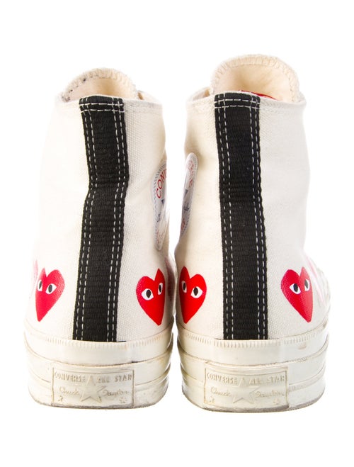 Comme des Garçons Play x Converse Canvas Printed Sneakers