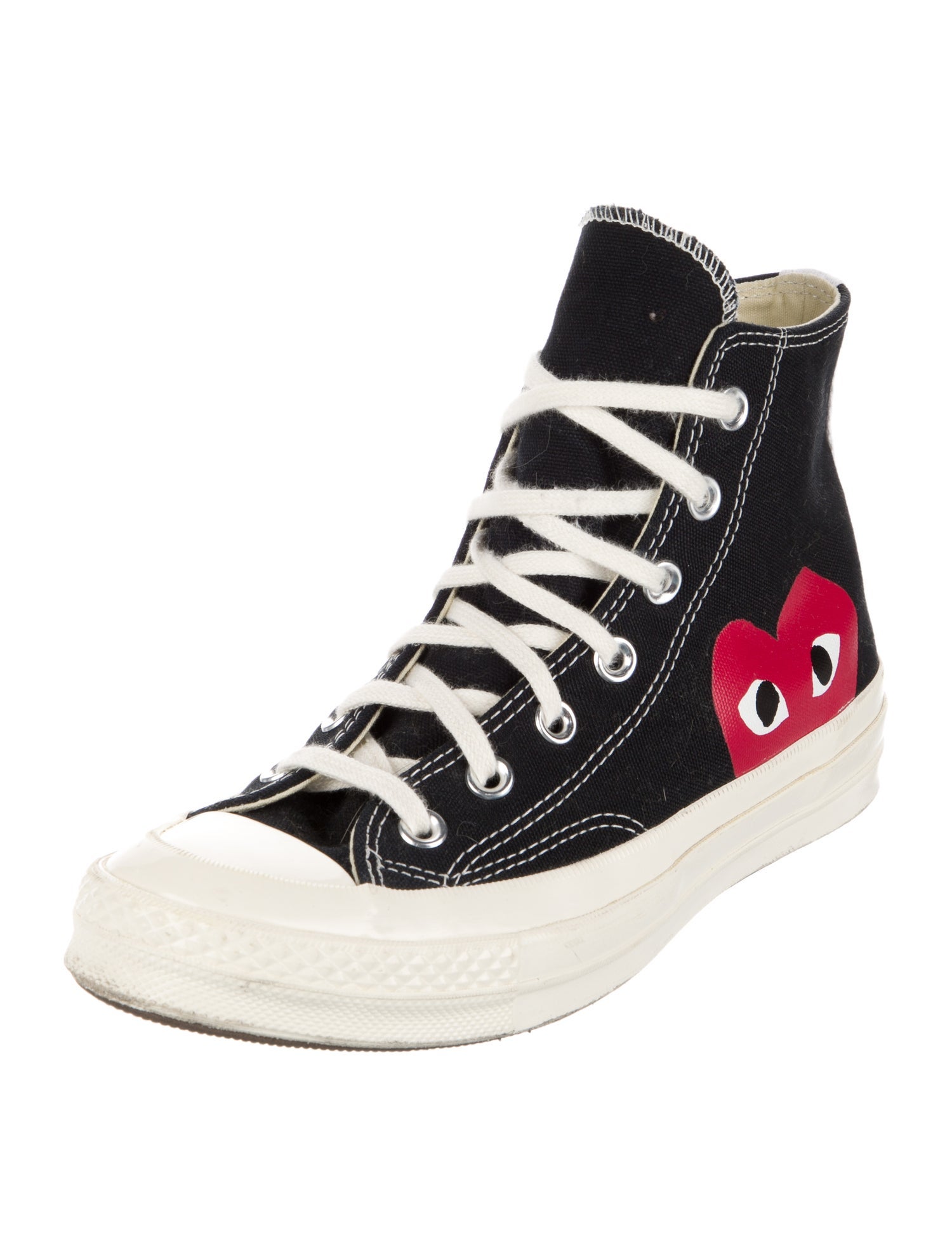 Comme des Garçons Play x Converse Canvas Printed Sneakers
