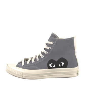 Comme des Garçons Play x Converse Canvas Graphic Print Sneakers