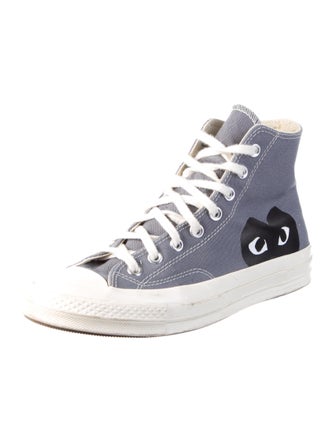 Comme des Garçons Play x Converse Canvas Printed Sneakers