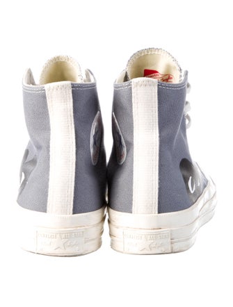 Comme des Garçons Play x Converse Canvas Printed Sneakers