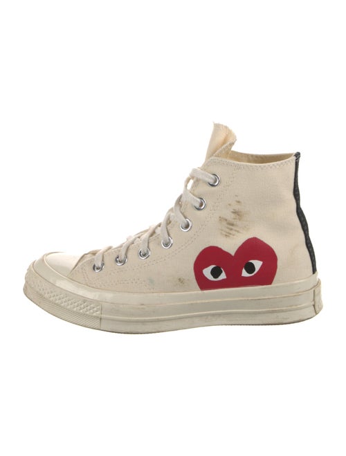 Comme des Garçons Play x Converse Canvas Printed Sneakers