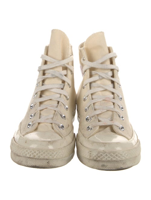 Comme des Garçons Play x Converse Canvas Printed Sneakers