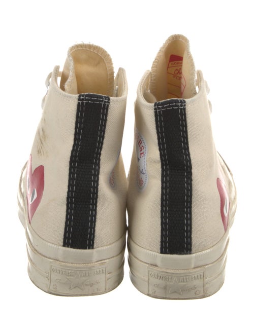 Comme des Garçons Play x Converse Canvas Printed Sneakers