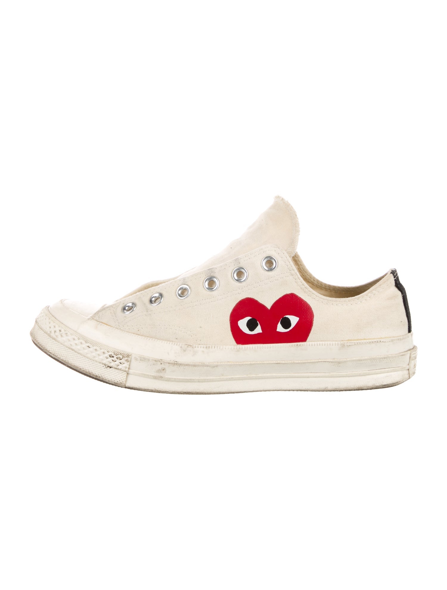 Comme des Garçons Play x Converse Canvas Printed Sneakers