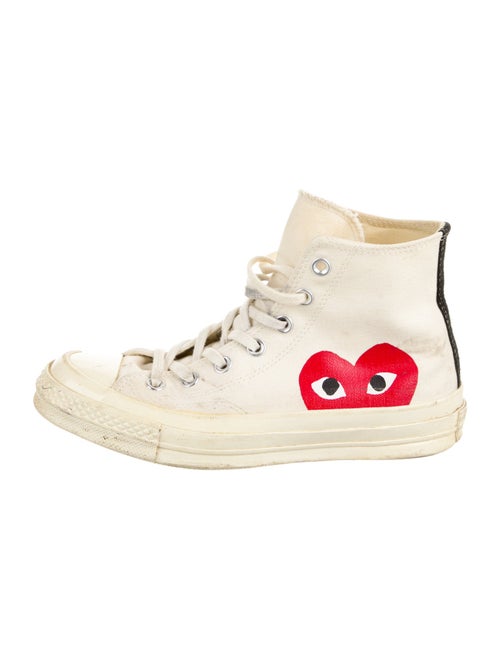 Comme des Garçons Play x Converse Canvas Printed Sneakers
